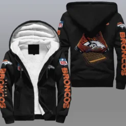 Denver Broncos 7a Fleece Jacket Rze1