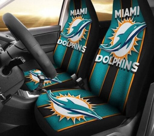 Miami Dolphins 07 Car Seat Covers M08