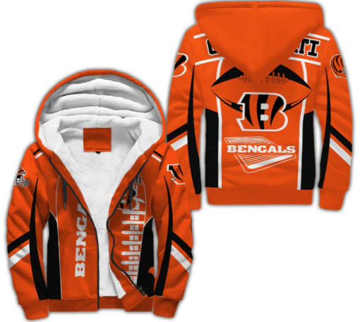 Cincinnati Bengals Fleece Jacket Rze1