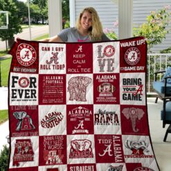 Alabama Crimson Tide 1 Blanket Quilt Rze1