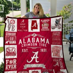 Alabama Crimson Tide 2 Quilt Blanket Quilt Rze1