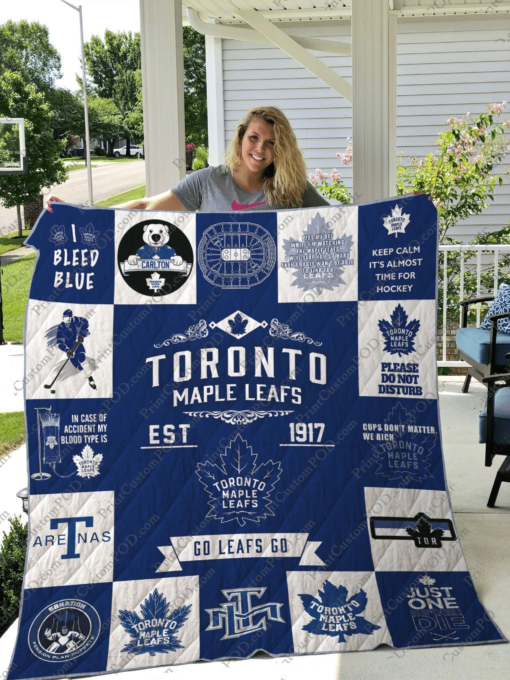 Toronto Maple Leafs Quilt Blanket Rze1