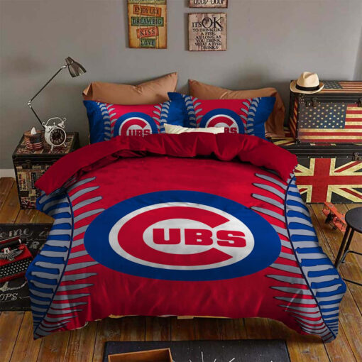 Chicago Cubs 1g Bedding Set Rze1
