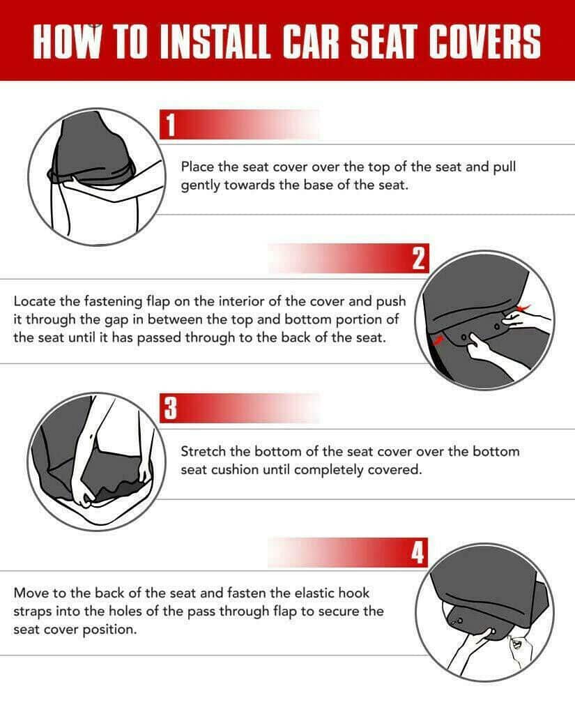 Colorado Avalanche Car Seat Covers Rze1 - Image 3