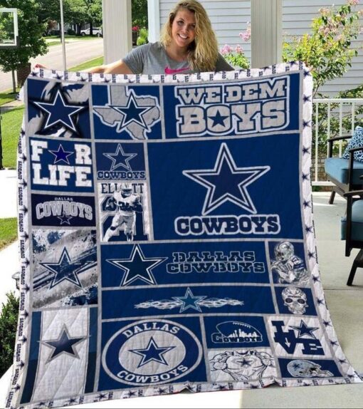 Dallas Cowboys 1 Blanket Quilt Rze1