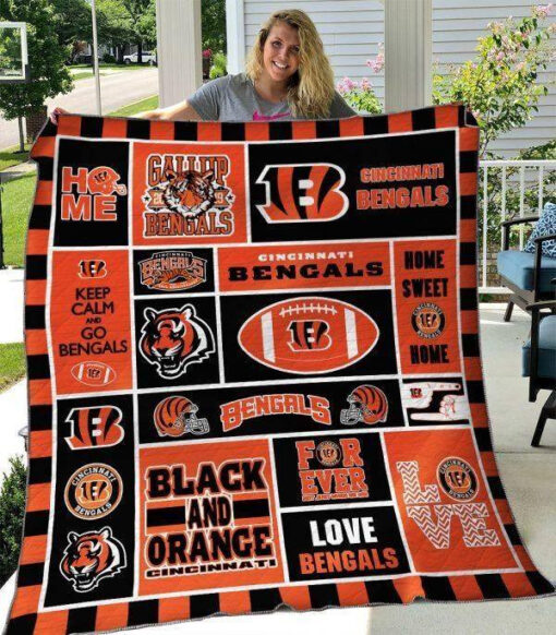 Cincinnati Bengals Lover Blanket Quilt B21