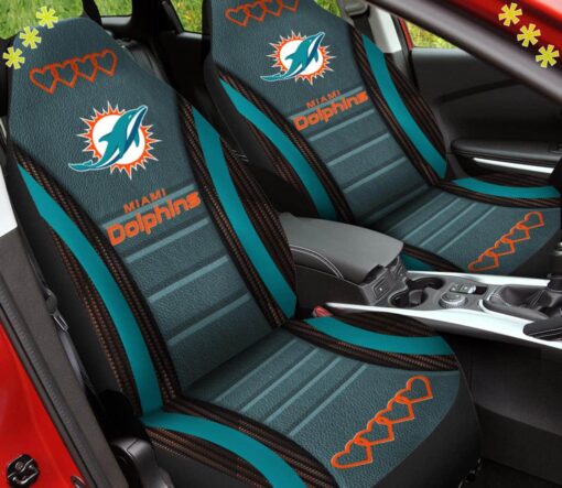 Miami Dolphins 06 Car Seat Covers Rze1