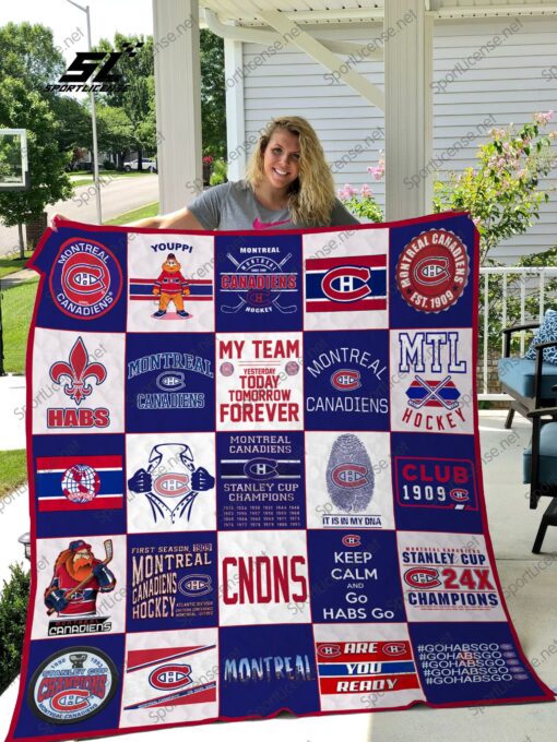 Montreal Canadiens 2 Blanket Quilt Rze1