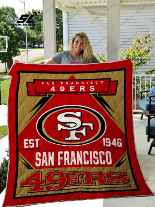 San Francisco 49ers 1 Blanket Quilt Rze1