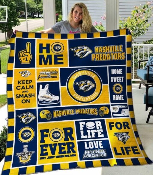 Nashville Predators1 Blanket Quilt Rze1
