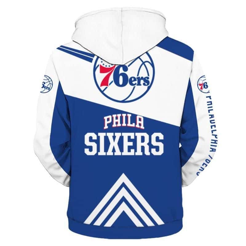 Philadelphia 76ers 1 Zip Hoodie 3D Rze1 - Image 2