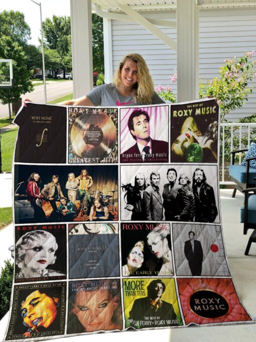 Roxy Music Blanket Quilt Rze2