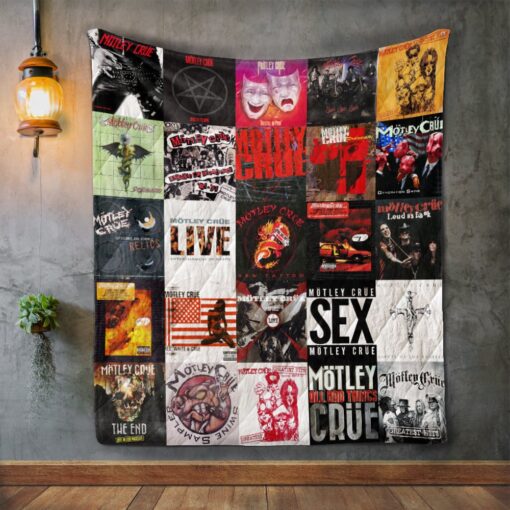 Motley Crue Blanket Quilt Rze2
