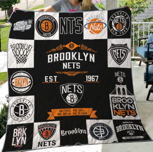 Booklyn Nets Blanket Quilt B23
