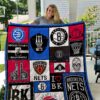 Booklyn Nets 1 Blanket Quilt Rze1