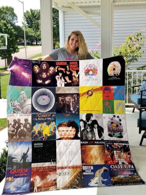 Queen Band Quilt Blanket Rze2