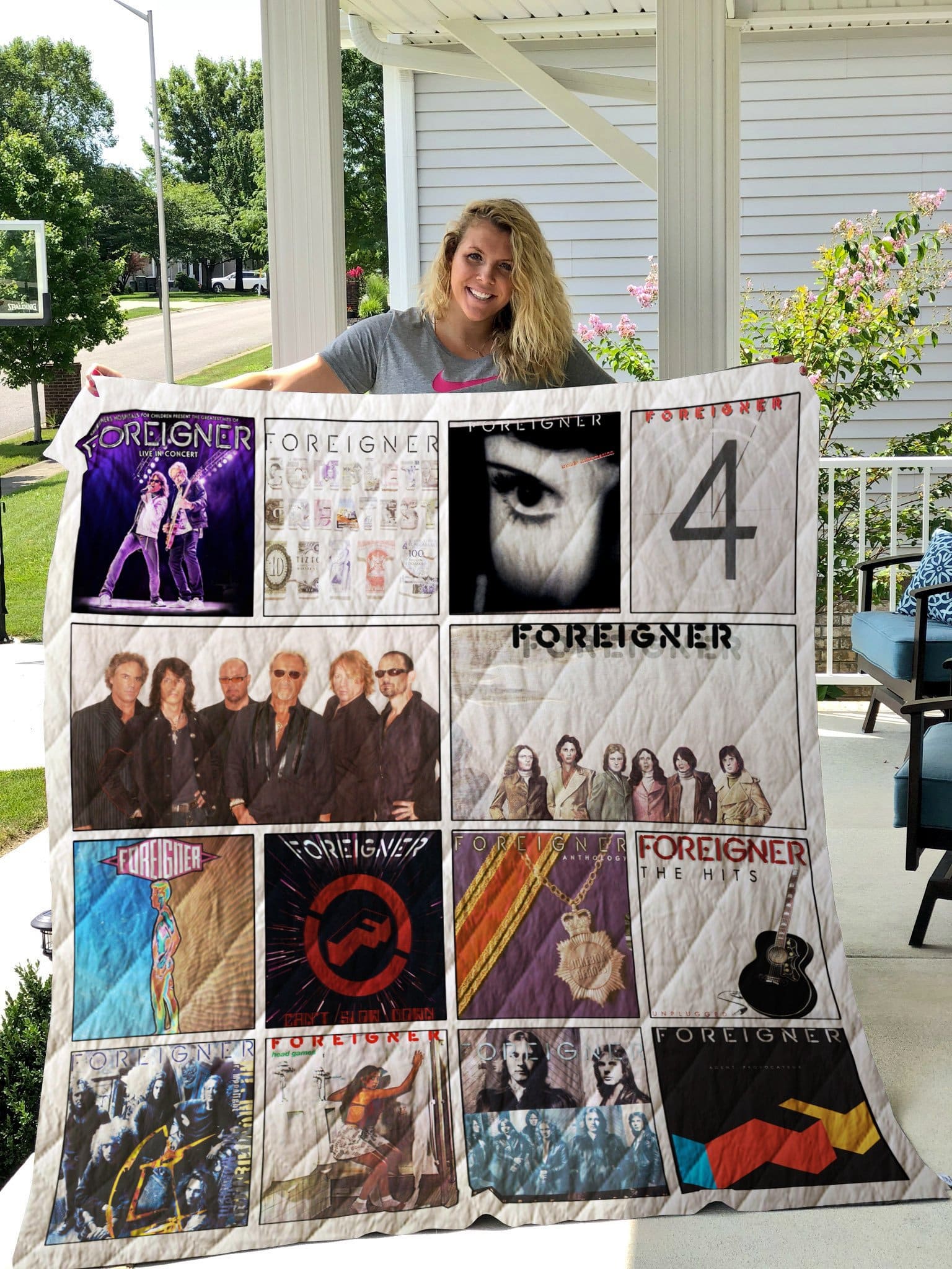 Foreigner Blanket Quilt Rze2