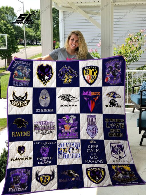 Baltimore Ravens 1 Blanket Quilt Rze1