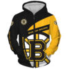 Boston Bruins Zip Hoodie 3D Rze1