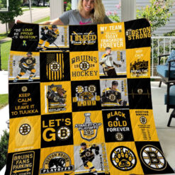 Boston Bruins Blanket Quilt Rze1