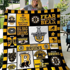 Boston Bruins 1 Blanket Quilt Rze1
