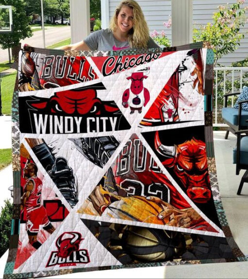 Chicago Bulls 1a Blanket Quilt TH21