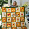 Pooh Bear Winnie The Pooh 4g Quilt Blanket B19