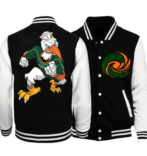 Miami Hurricanes Baseball Jacket Rze2