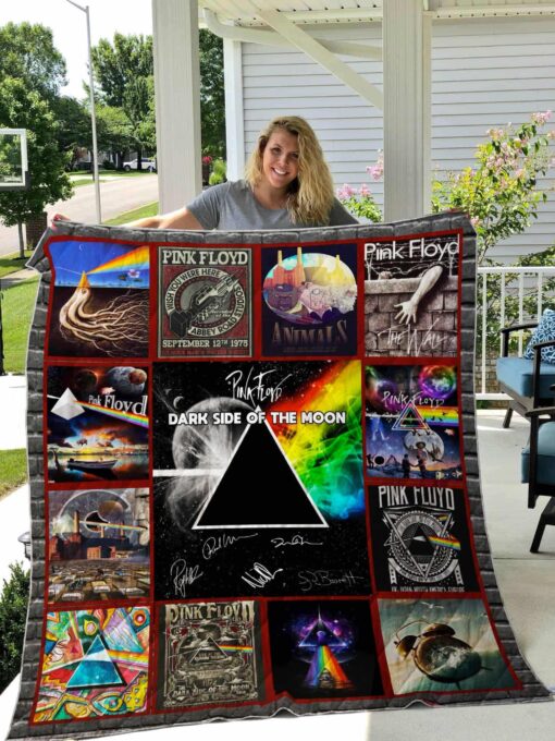 Pink Floyd Quilt Blanket Rze1