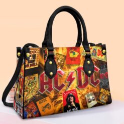 ACDC band Leather Bag B19