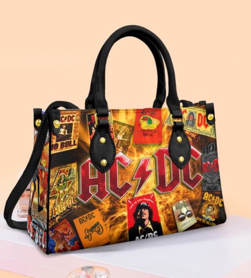 ACDC band Leather Bag Rze2