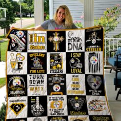 Pittsburgh Steelers Quilt Blanket Quilt B22