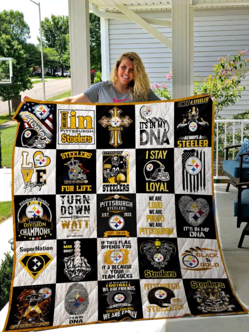 Pittsburgh Steelers Quilt Blanket Quilt B22