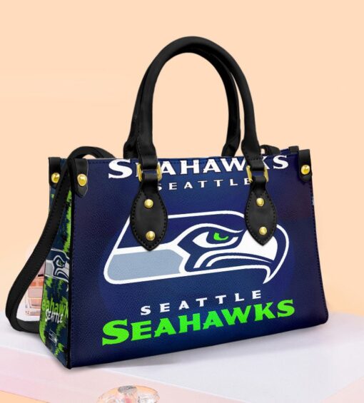 Seattle Seahawks Leather Bag Rze2