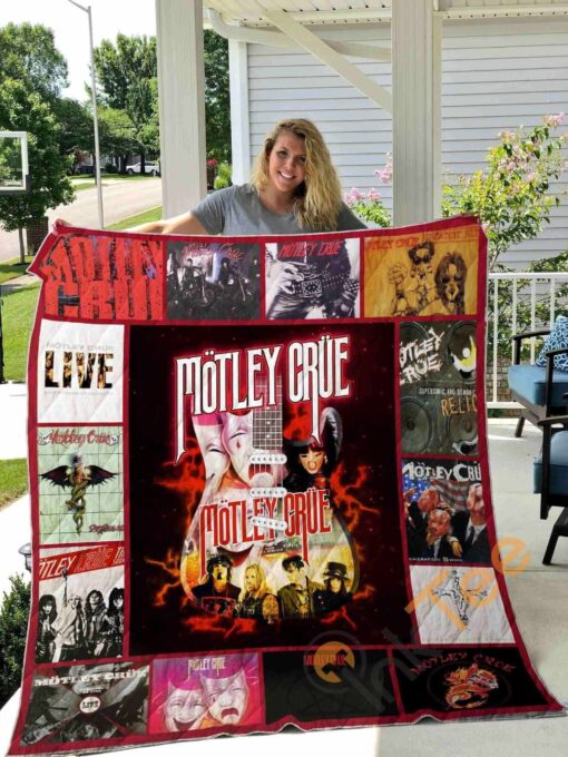 Motley Crue Quilt Blanket Quilt Rze2