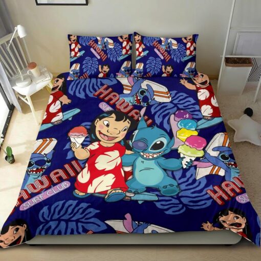 Stitch Funny Lover 1g Bedding Set Rze1