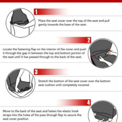 Alternative view of Charlotte Hornets Car Seat Covers Rze1