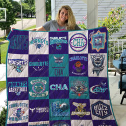 Charlotte Hornets Quilt Blanket Rze1