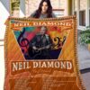 Neil Diamond Quilt Blanket Rze1