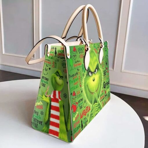 The Grinch White Leather Bag Rze1 - Image 2
