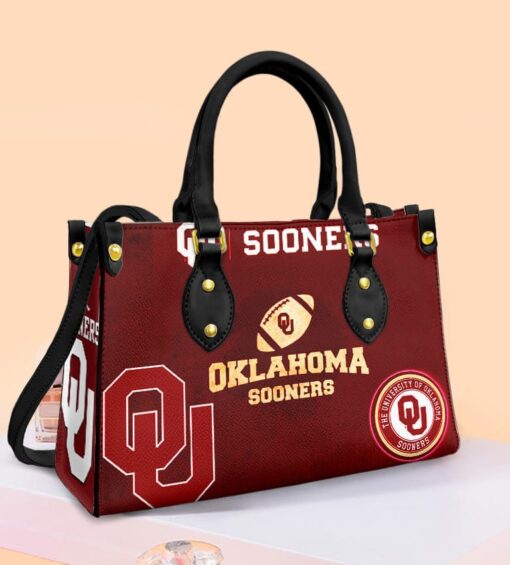 Oklahoma Sooners Leather Bag Rze2