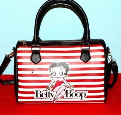 Betty Boop Lover Leather Shoulder Bag Rze1