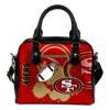 San Francisco 49ers Leather Shoulder Bag B19