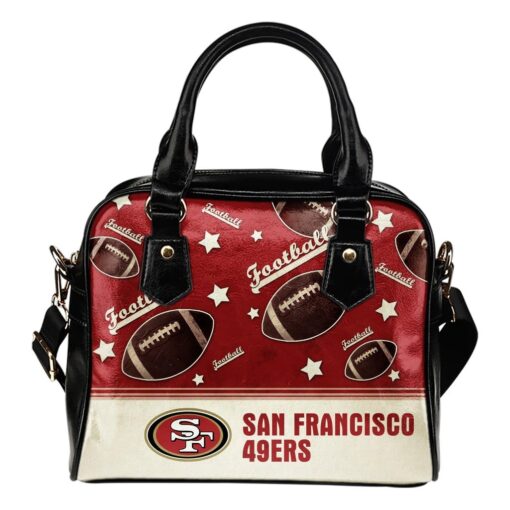San Francisco 49ers 1 Leather Shoulder Bag B19