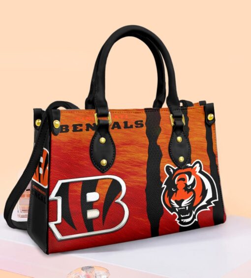 Cincinnati Bengals Leather Bag Rze2