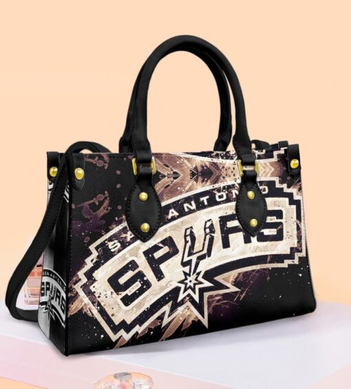 San Antonio Spurs Leather Bag Rze2