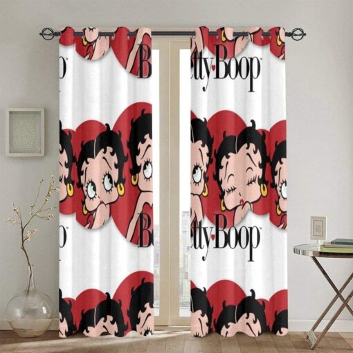 Betty Boop Window Curtains Rze1