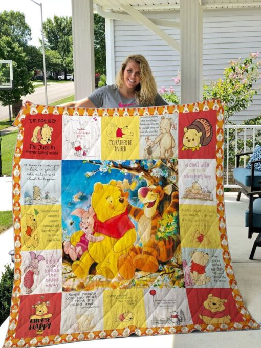 Winnie the Pooh Blanket Quilt Rze2
