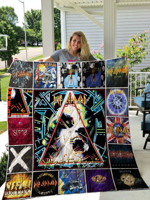 Def Leppard Blanket Quilt Rze2