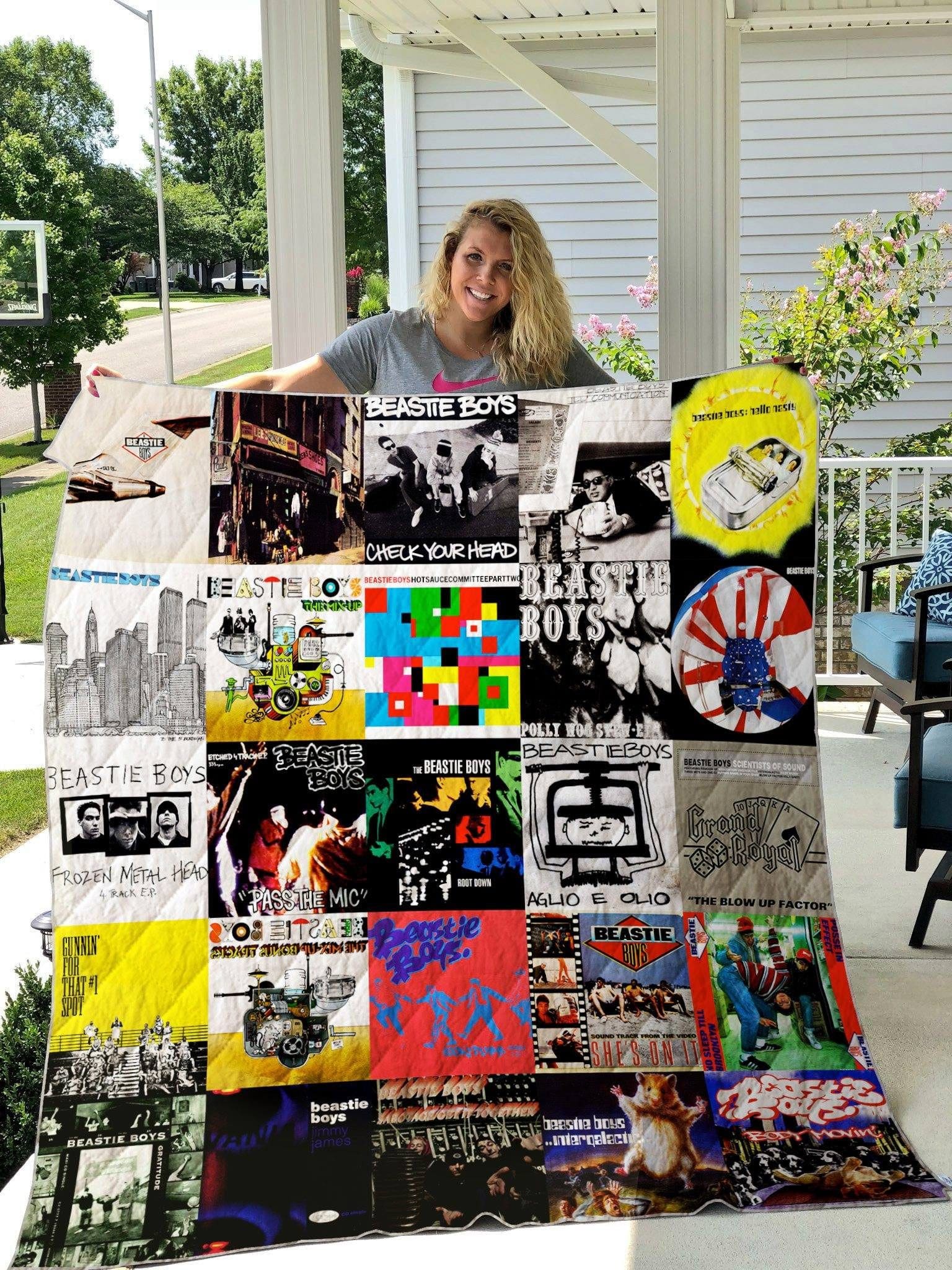 Beastie Boys Blanket Quilt Rze2